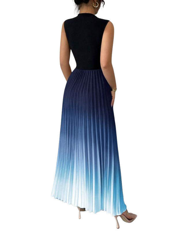YZA™ – Elegant Ombre Sleeveless Evening Dress