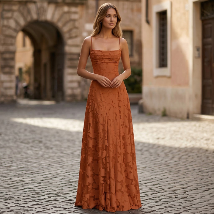 Aria | Women’s Spaghetti Strap A-Line Maxi Dress