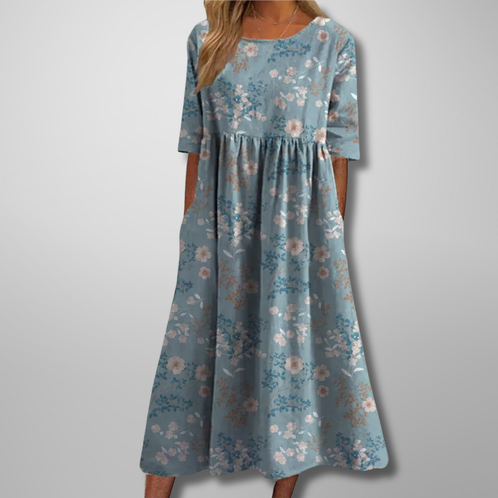 Gail | Women's Embroidered Midi Dress