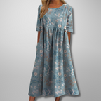 Gail | Women's Embroidered Midi Dress