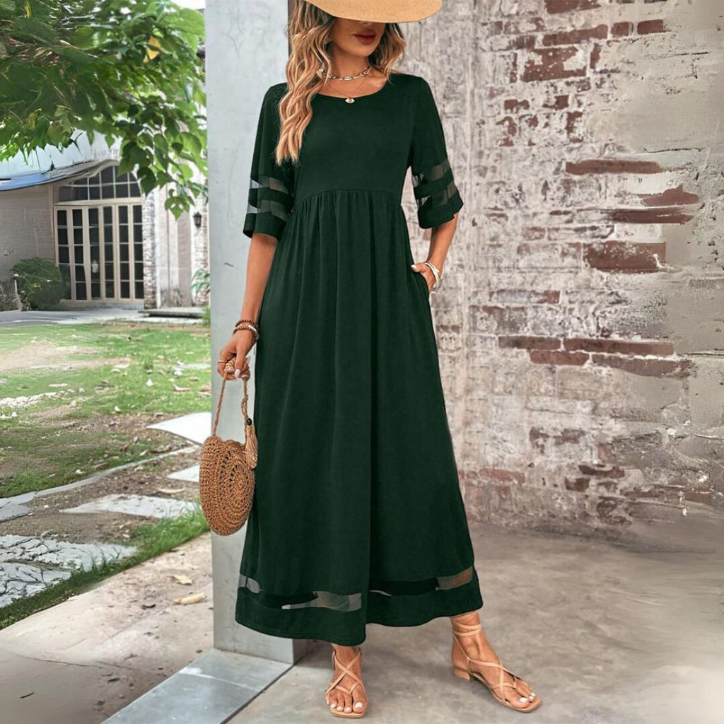 Cecilia | Women's Tummy Smoothing Midi Dress