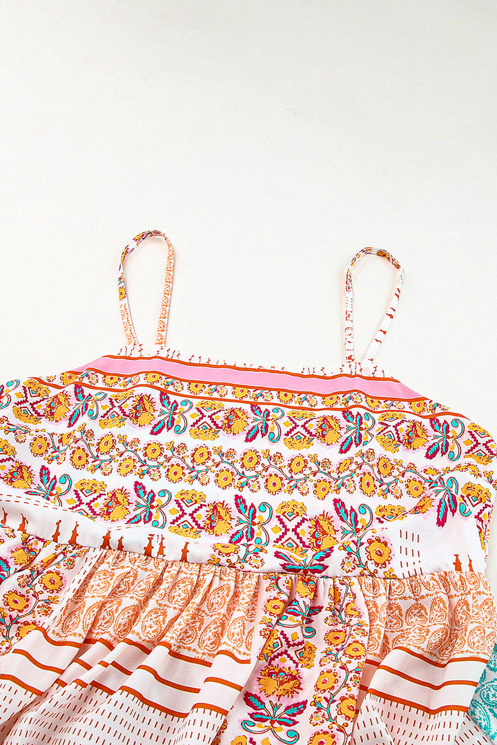 Elodie | Women's Printed Tiered Maxi Dress