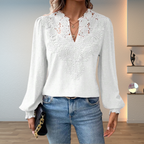 Colette | Women's Lace Long Sleeve Blouse