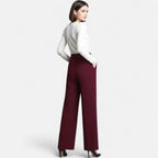 Sutton | Women's High-Waist Wide-Leg Trousers Casual