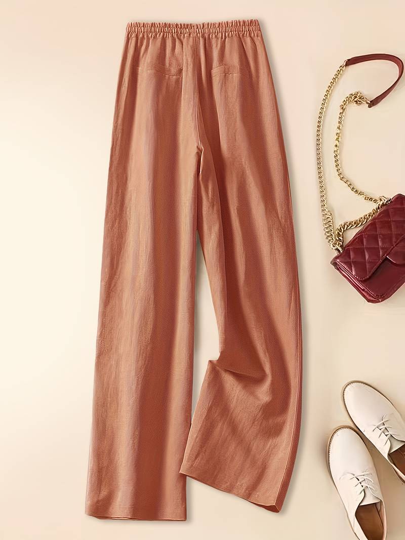 Zarelle | Women's Wide Leg Drawstring Pants Casual