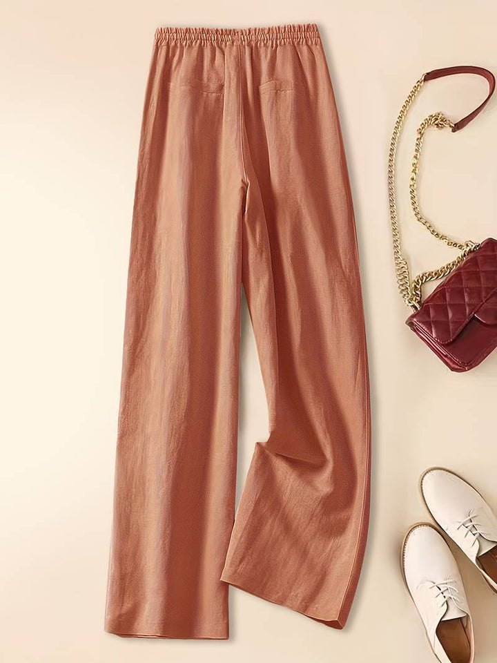 Zarelle | Women's Wide Leg Drawstring Pants Casual
