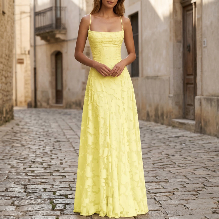 Aria | Women’s Spaghetti Strap A-Line Maxi Dress