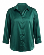 Thea | Women's Smooth Button-Up Shirt