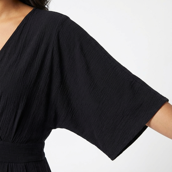 Rosie | Women’s Elegant Wide-Leg Jumpsuit Half Sleeve