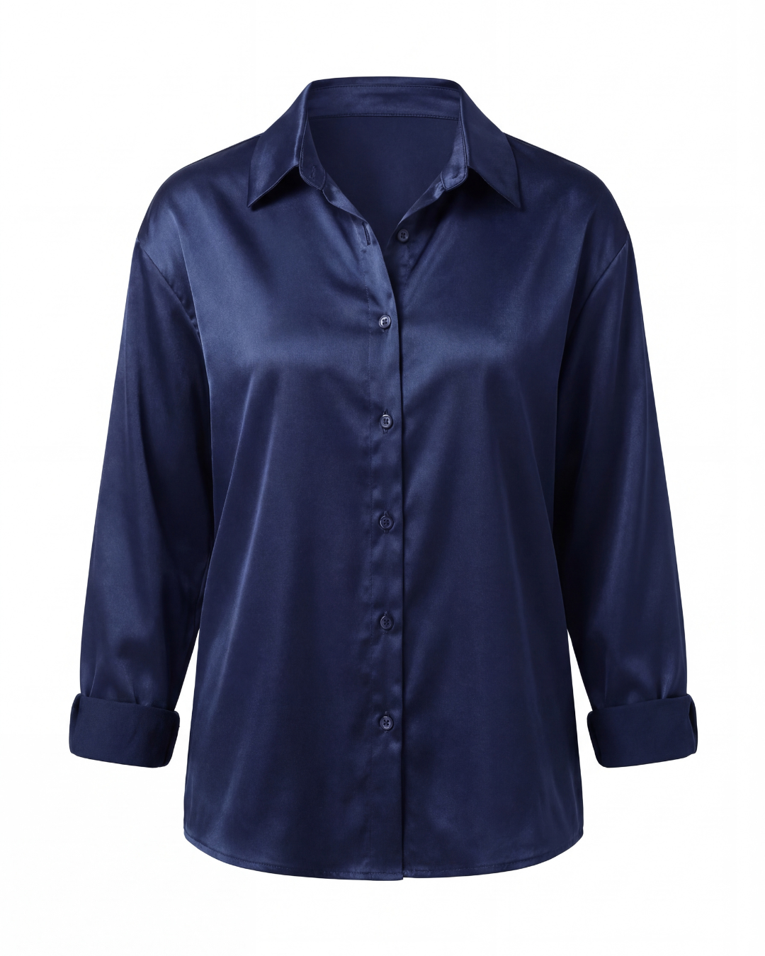 Thea | Women's Smooth Button-Up Shirt