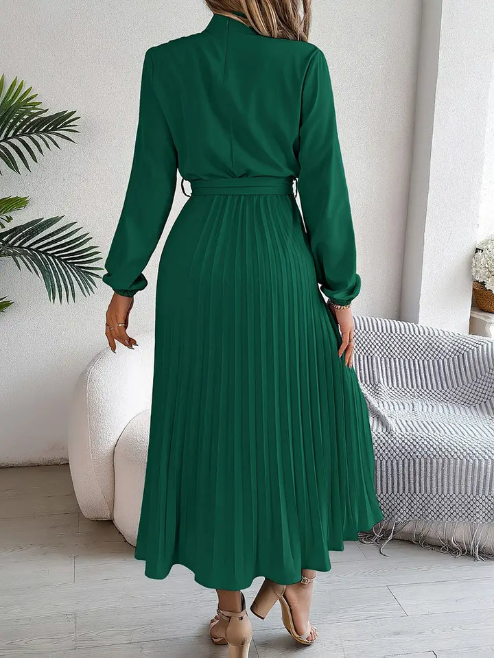 Sutton | Women's Pleated Midi Dress Elegant