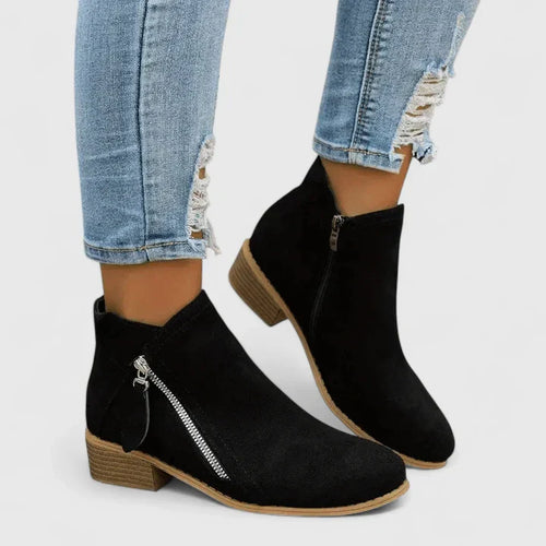 Calla | Women’s Orthopedic Side Zip Ankle Boots