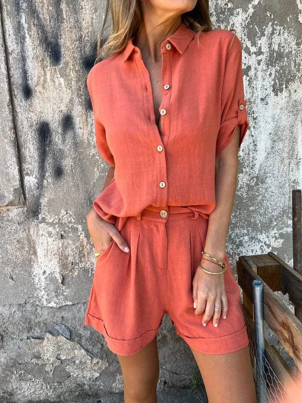 Sienna | Women's Lightweight Shorts & Top Set Casual