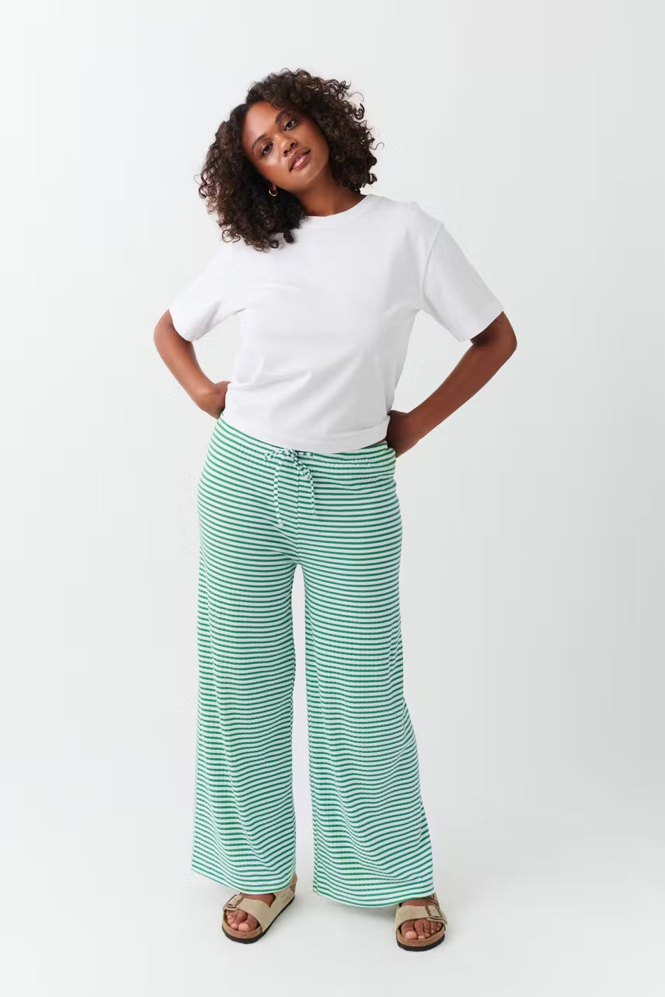 Eira | Women’s Striped Loose Fit Trousers