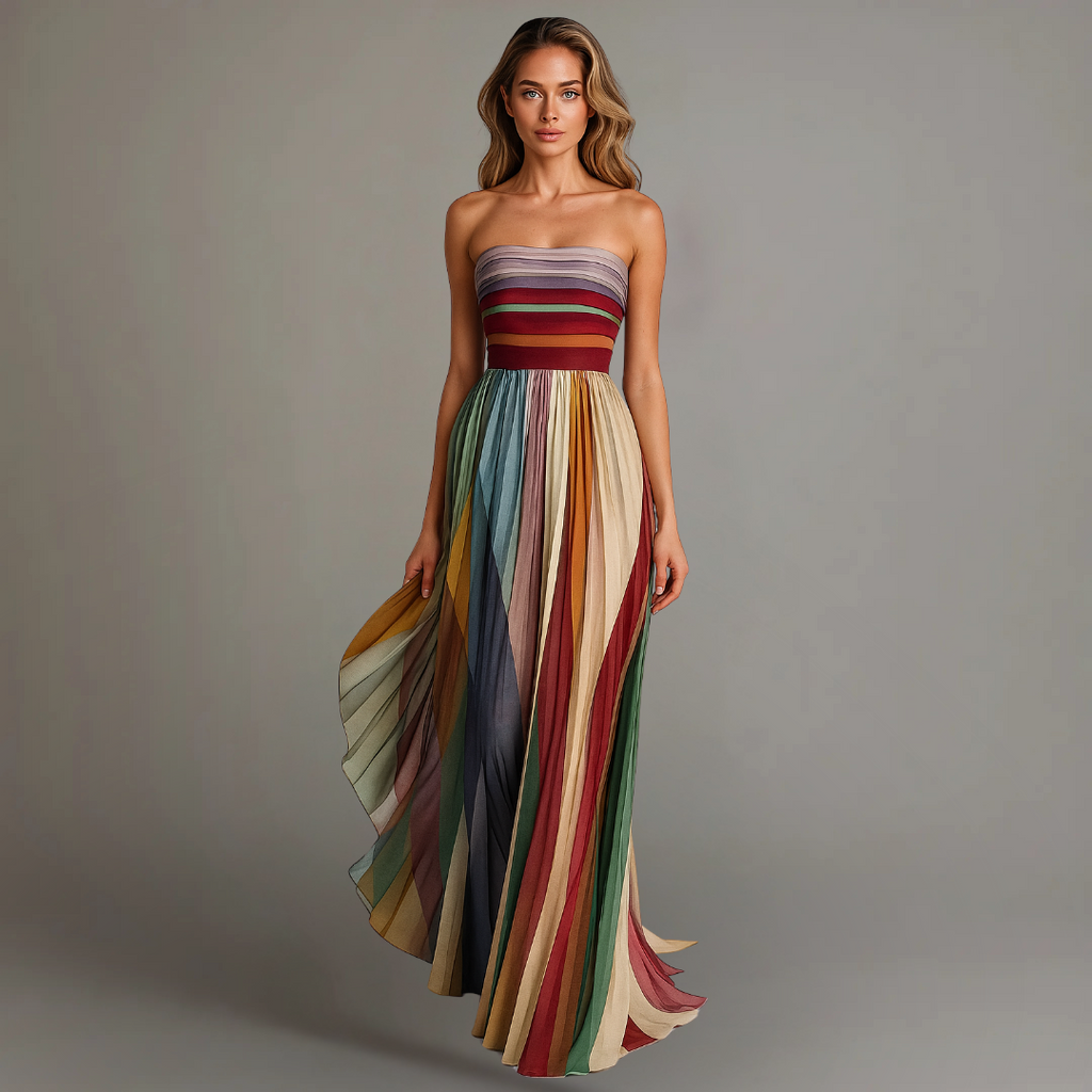 Zinnia | Women’s Colorful Sleeveless Maxi Dress