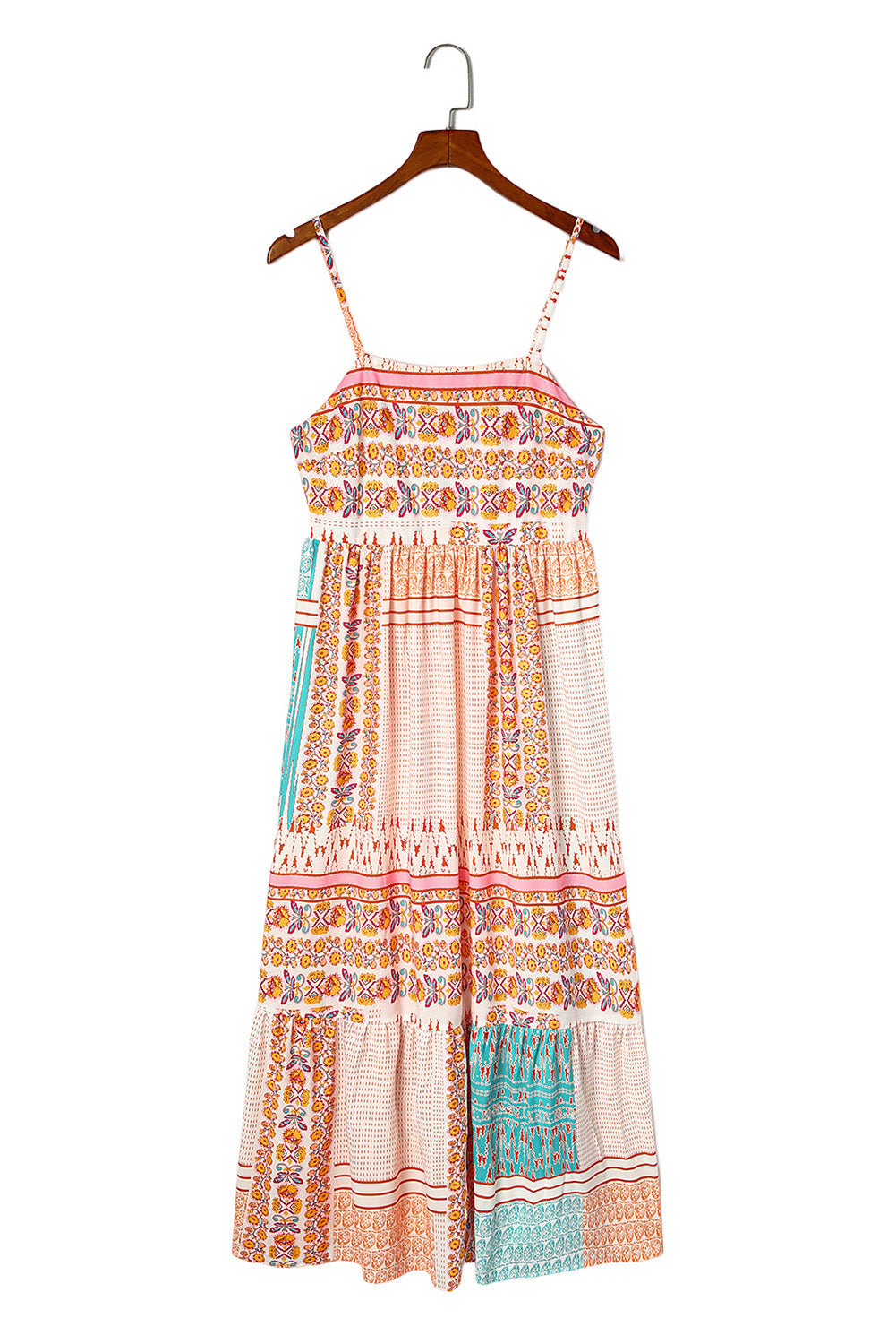 Elodie | Women's Printed Tiered Maxi Dress