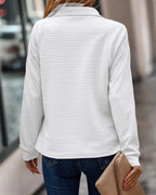 Evangeline | Women's V-Neck Zip Sweater