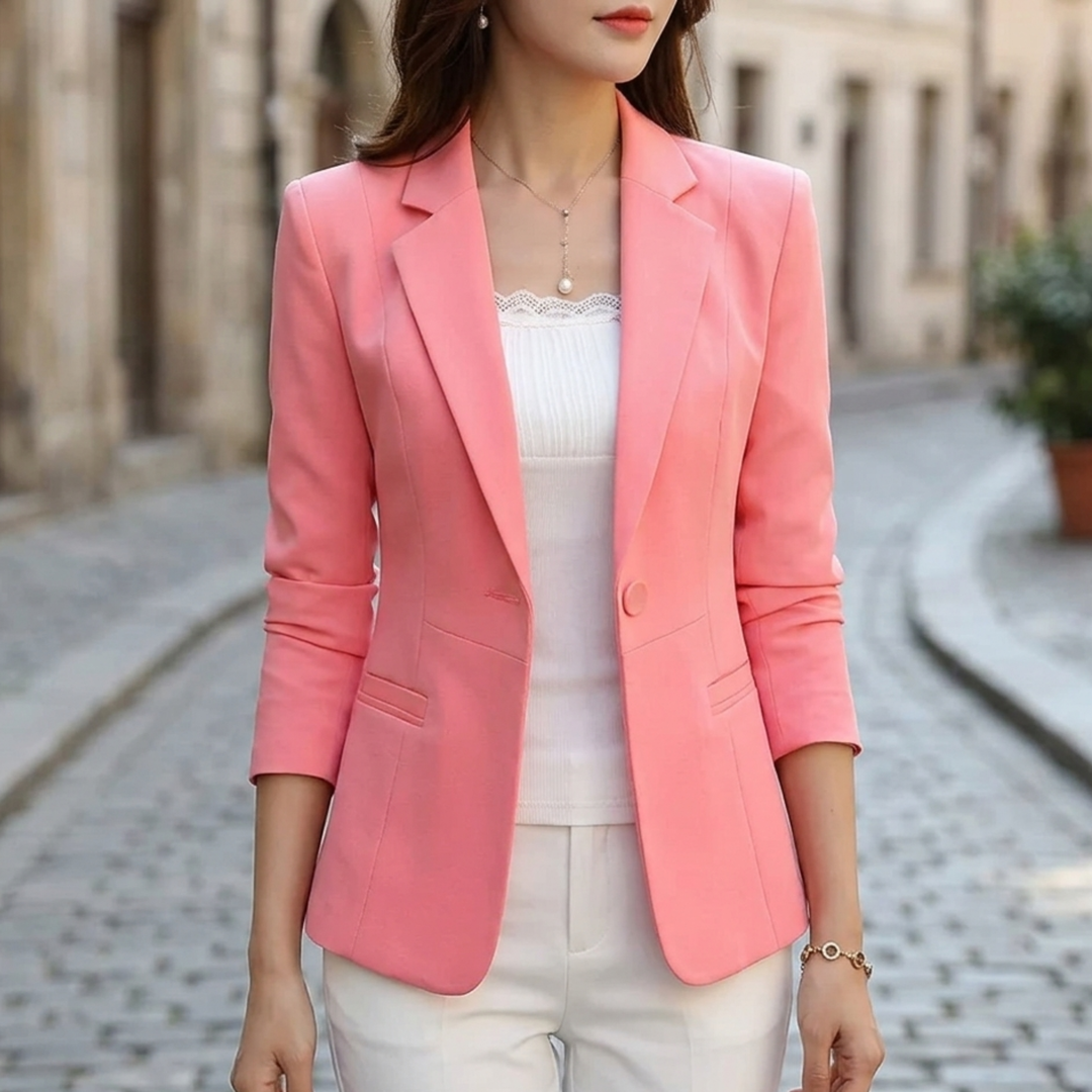 Elira | Women’s Slim Fit Single Button Blazer Jacket