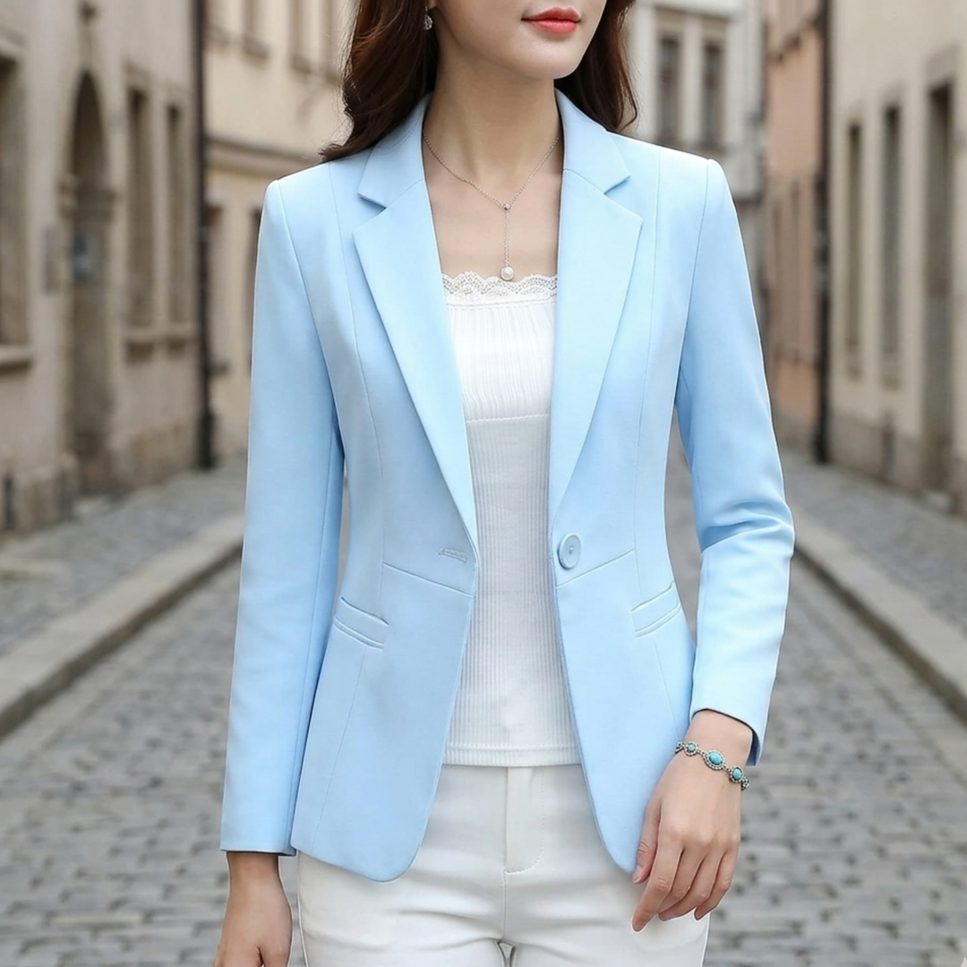 Elira | Women’s Slim Fit Single Button Blazer Jacket