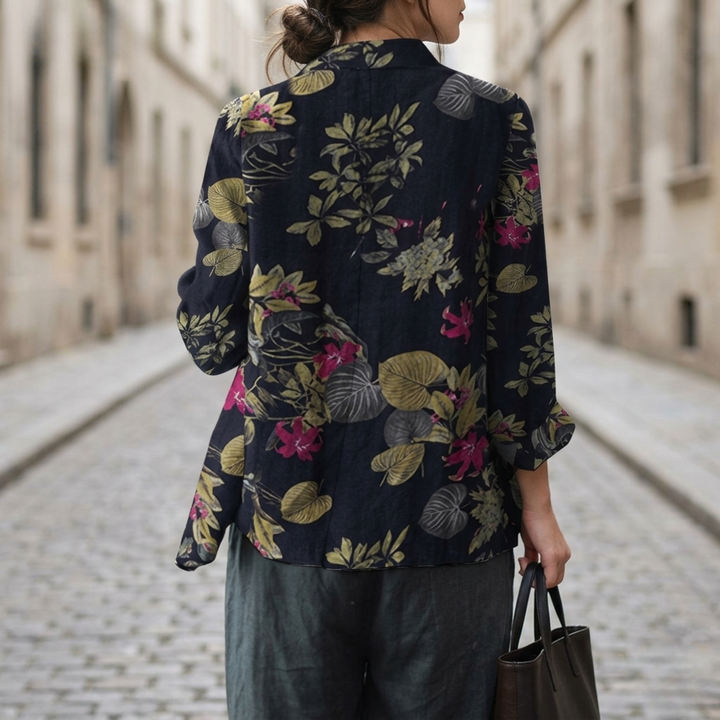 Ayla | Women’s Floral Print Casual Blazer Jacket