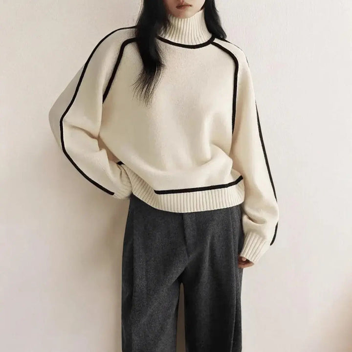 Thea | Women's Classic Turtleneck Sweater Casual