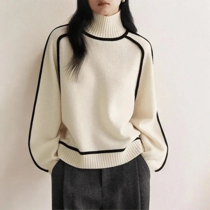Thea | Women's Classic Turtleneck Sweater Casual