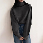 Thea | Women's Classic Turtleneck Sweater Casual