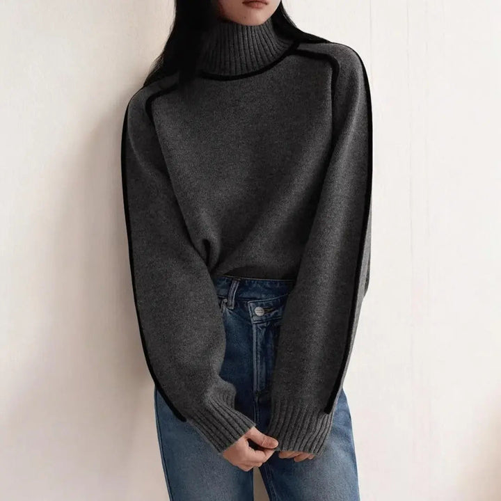 Thea | Women's Classic Turtleneck Sweater Casual
