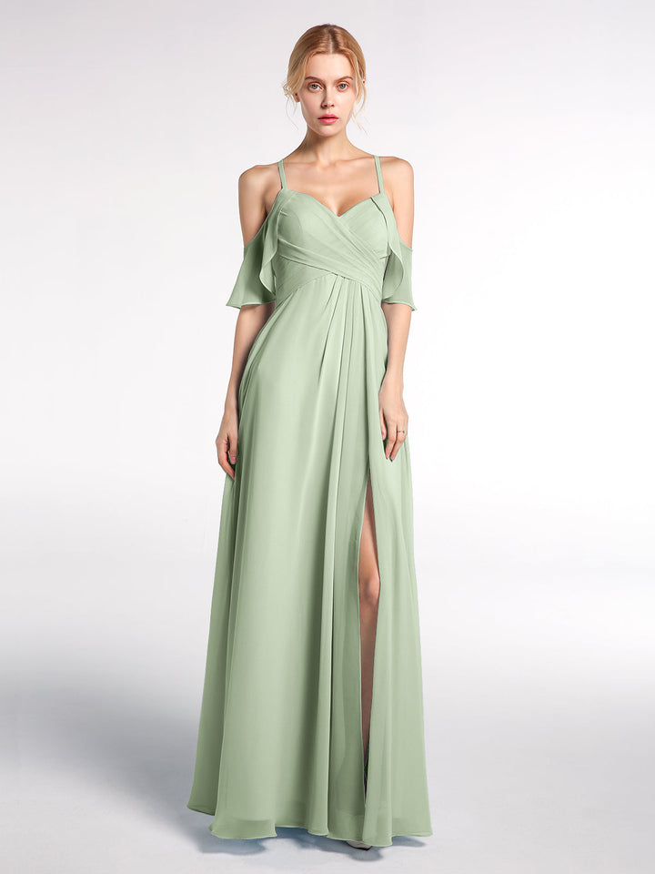 Sienna | Women's Cold Shoulder Maxi Dress