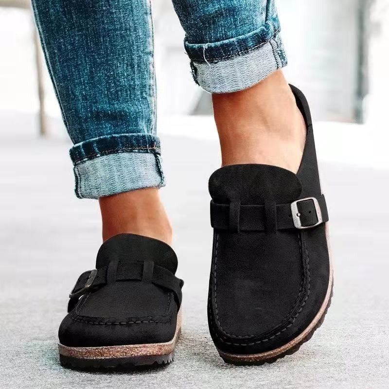 Sienna | Women's Buckle Strap Loafers Casual