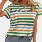 Liora | Women’s Casual Striped T-Shirt Top