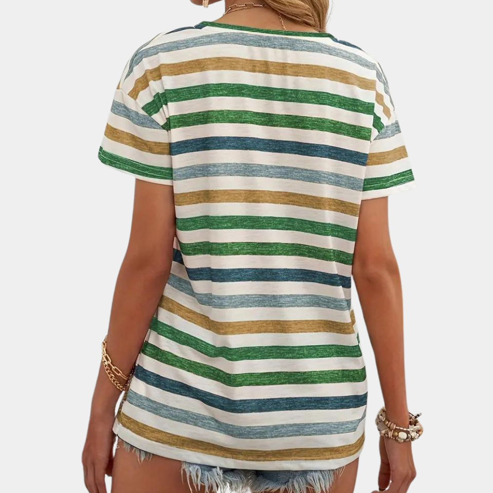 Liora | Women’s Casual Striped T-Shirt Top