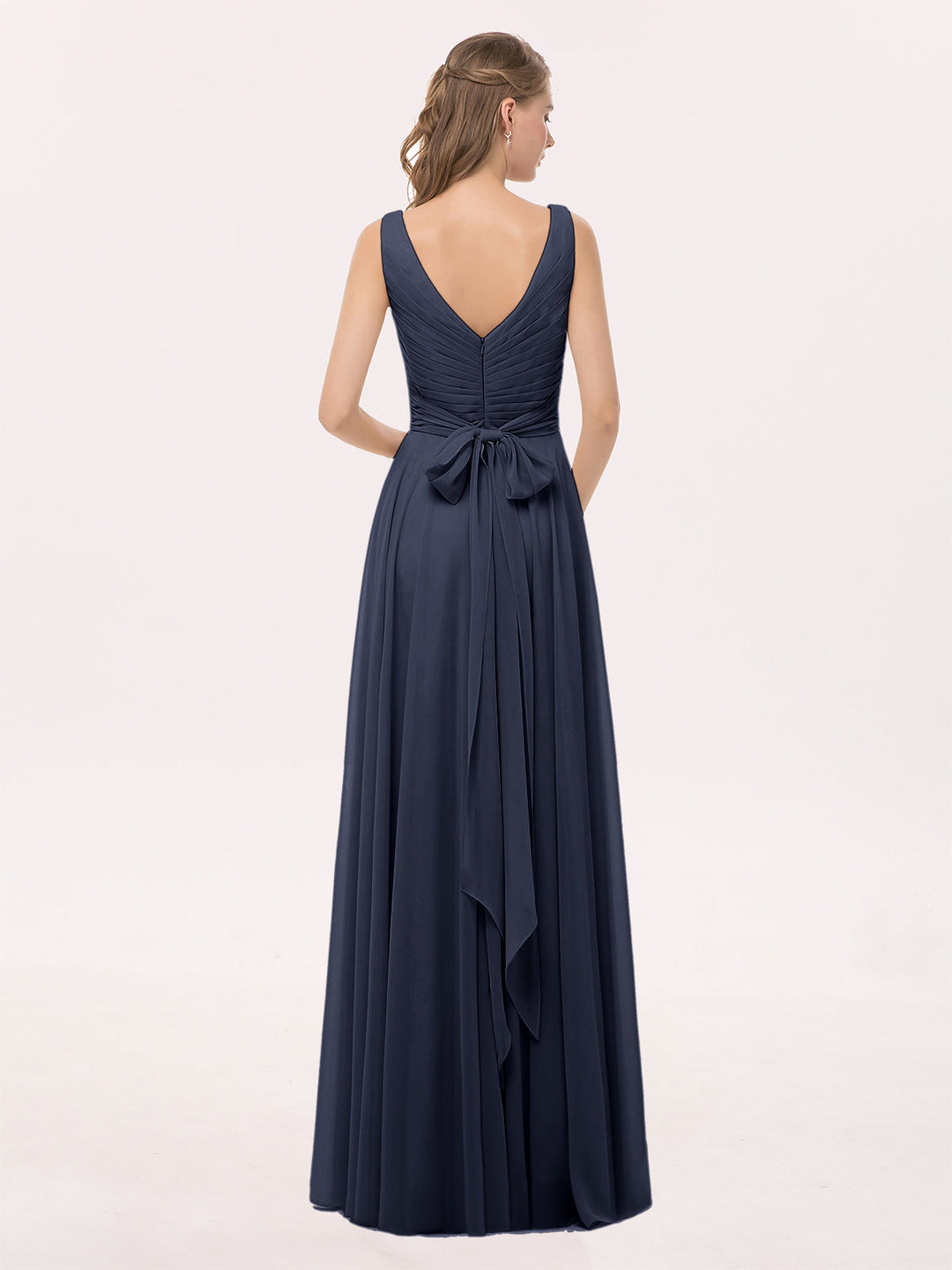 Sienna | Women's V-Neck Chiffon Maxi Dress