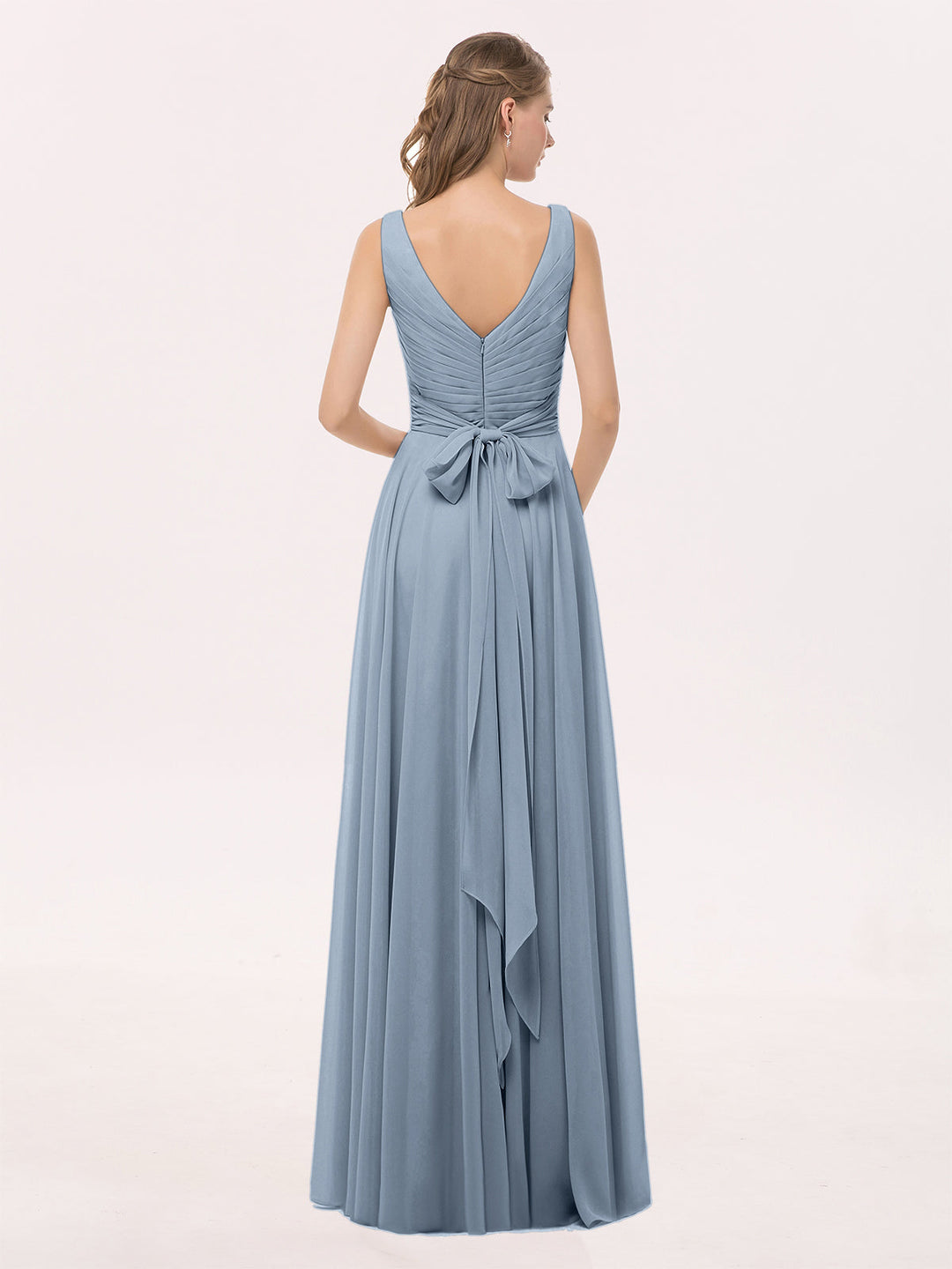 Sienna | Women's V-Neck Chiffon Maxi Dress