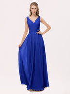 Sienna | Women's V-Neck Chiffon Maxi Dress