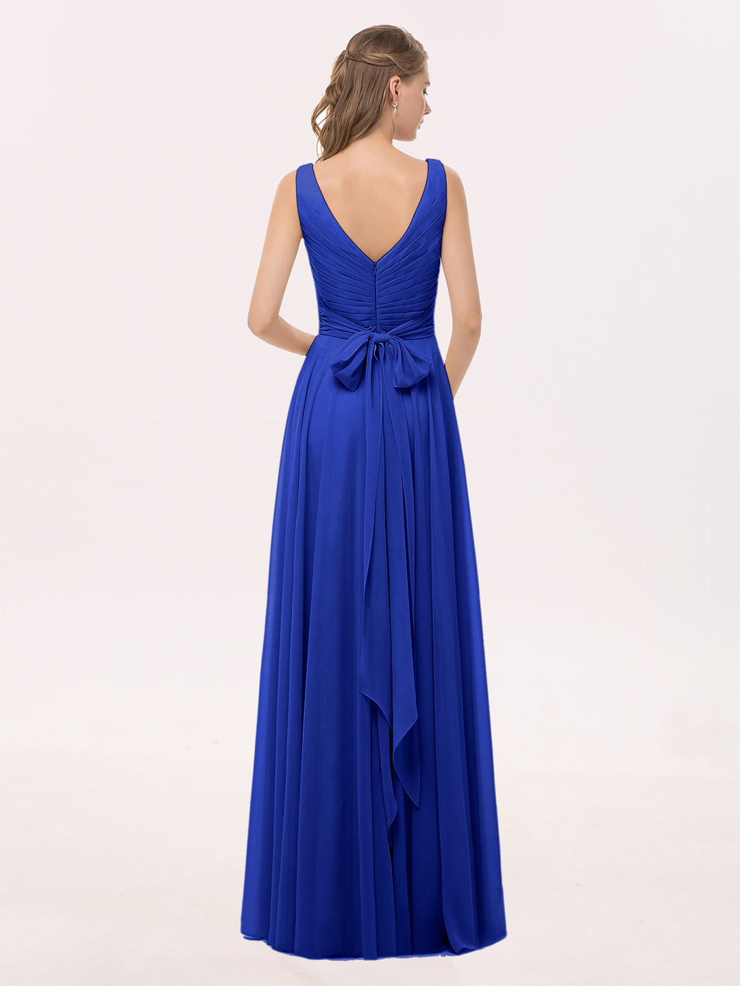Sienna | Women's V-Neck Chiffon Maxi Dress