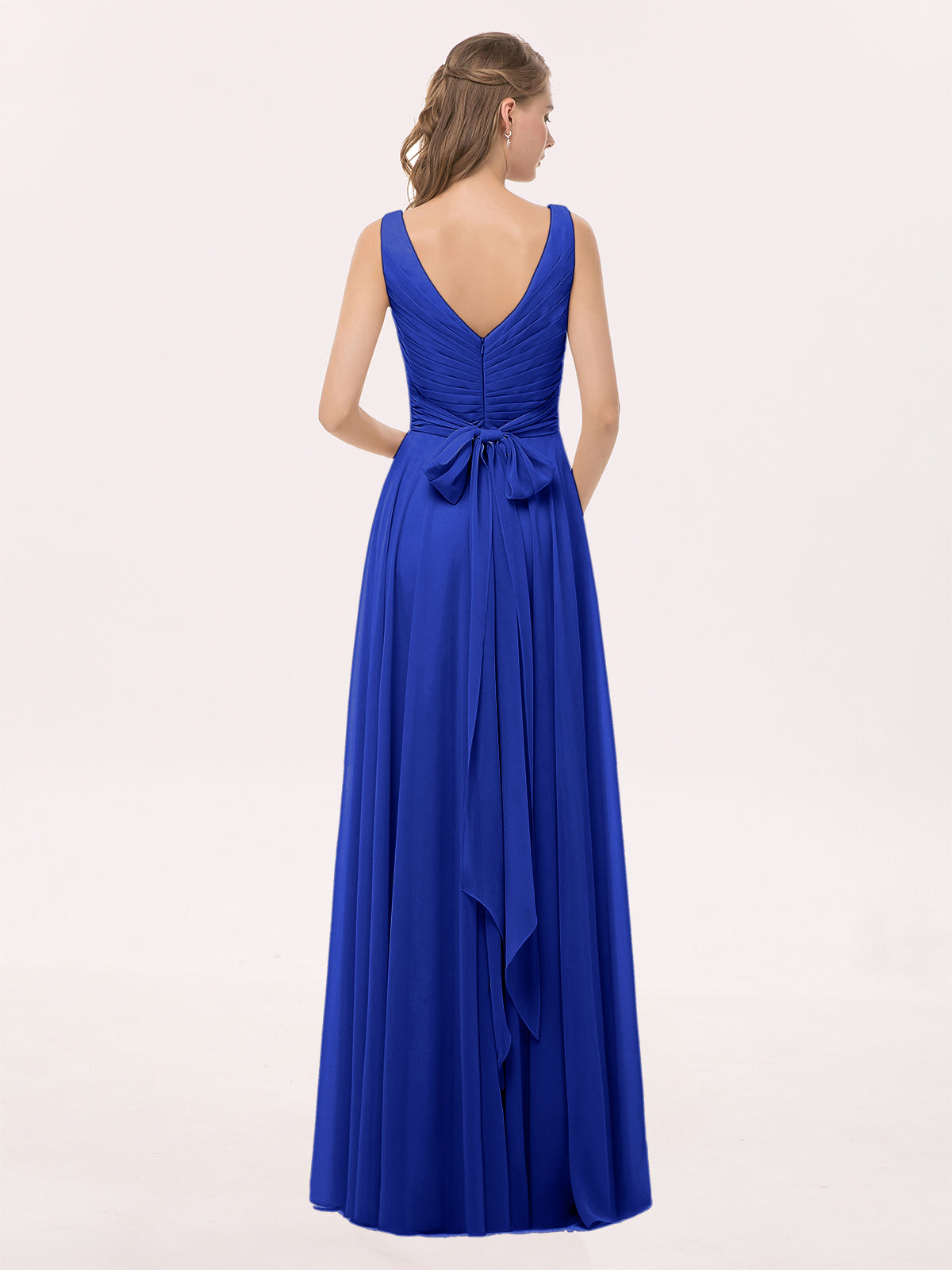 Sienna | Women's V-Neck Chiffon Maxi Dress