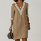 Noemi | Women's V-Neck Tunic Dress Casual