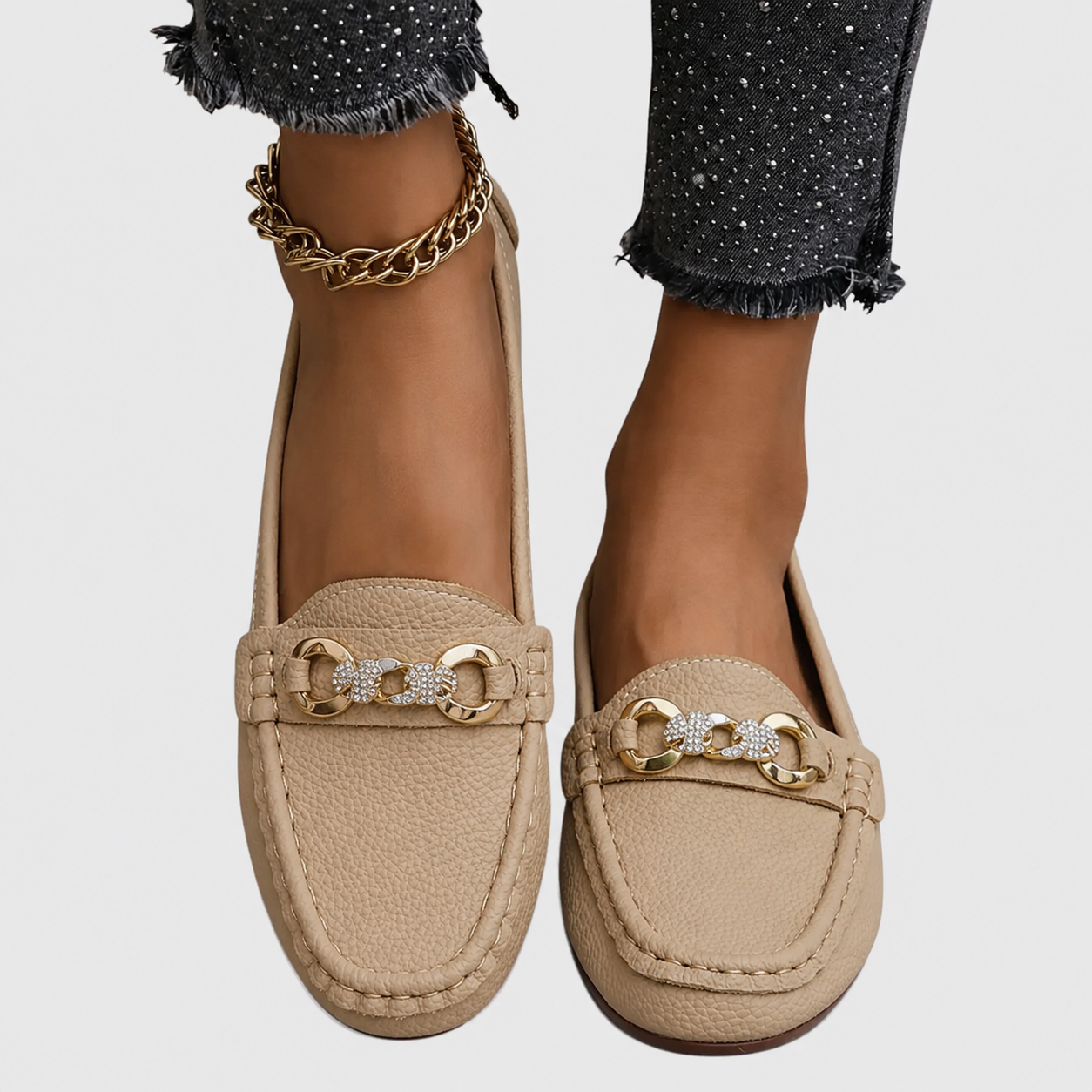 Quinby | Women's Chain Loafers