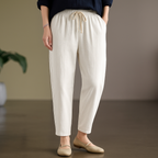 Ruby | Women’s Relaxed Chic Trousers Drawstring