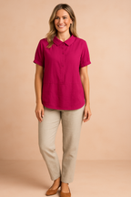Everly | Women's Classic Collar Everyday Blouse