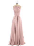 Thea | Women's Halter Chiffon Maxi Dress