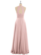 Thea | Women's Halter Chiffon Maxi Dress