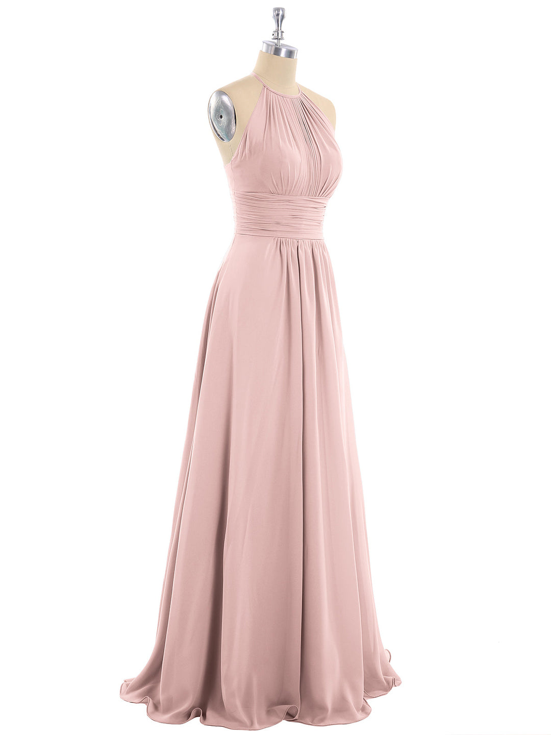 Thea | Women's Halter Chiffon Maxi Dress