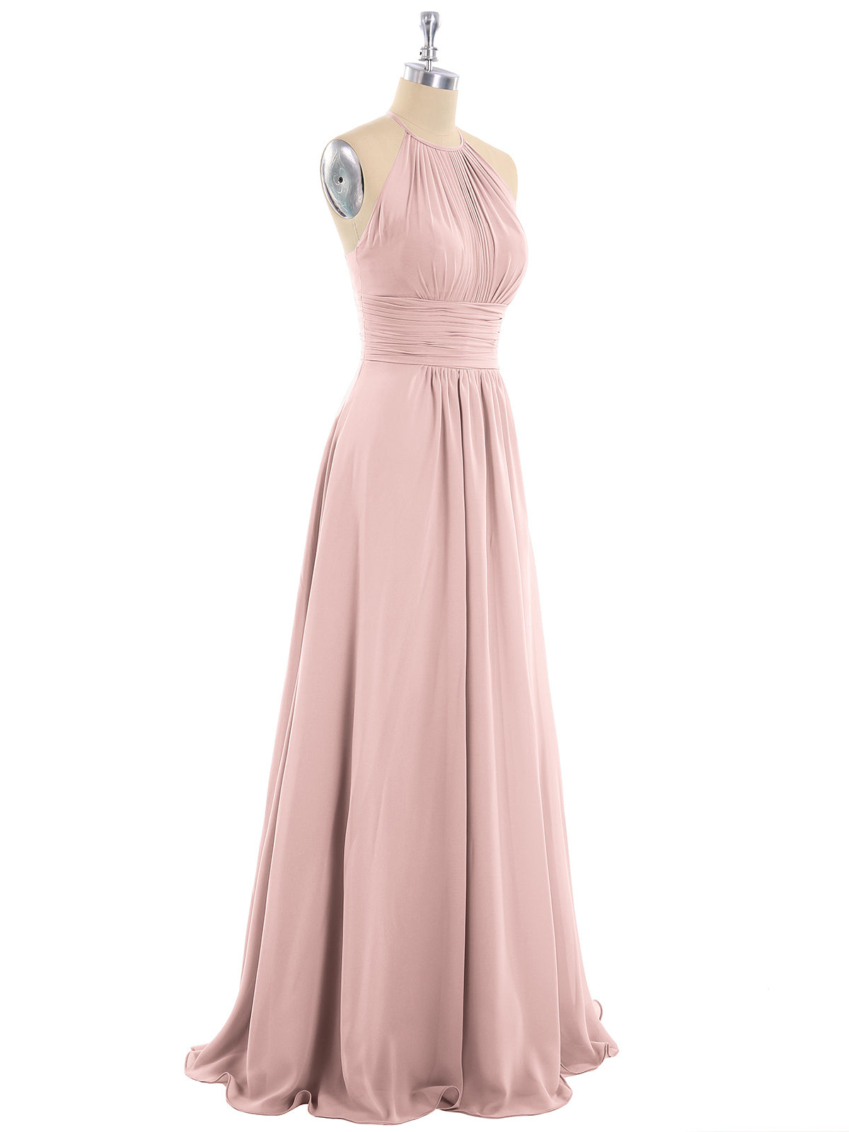 Thea | Women's Halter Chiffon Maxi Dress
