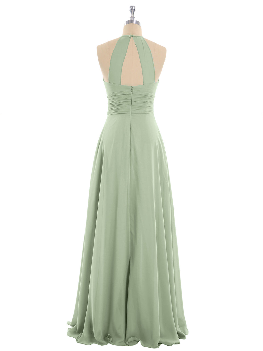 Thea | Women's Halter Chiffon Maxi Dress