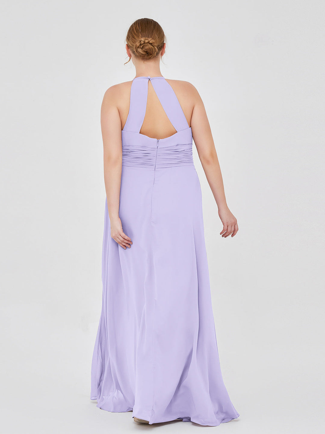 Thea | Women's Halter Chiffon Maxi Dress