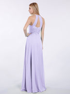 Thea | Women's Halter Chiffon Maxi Dress
