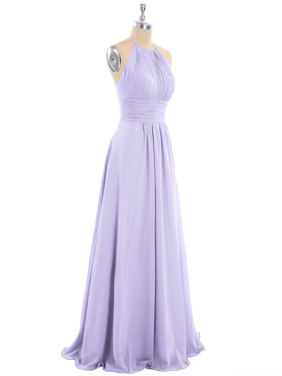 Thea | Women's Halter Chiffon Maxi Dress