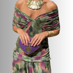 Sienna | Women's V-Neck Button Summer Dress Elegant